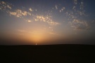 Sunset At Western Desert Campsite